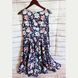 Lindy Bop Rockabilly Pinup Boho style floral dress